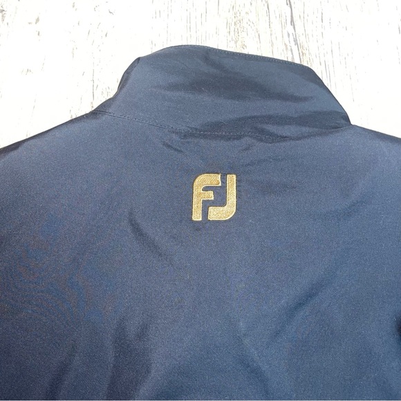 FOOTJOY DRYJOYS Mens Black Short Sleeve Button up Zip up Hidden Pocket Size Med - Picture 11 of 16